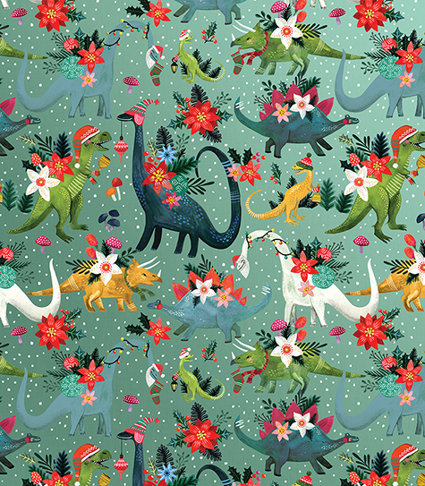 Festive Dinosaurs