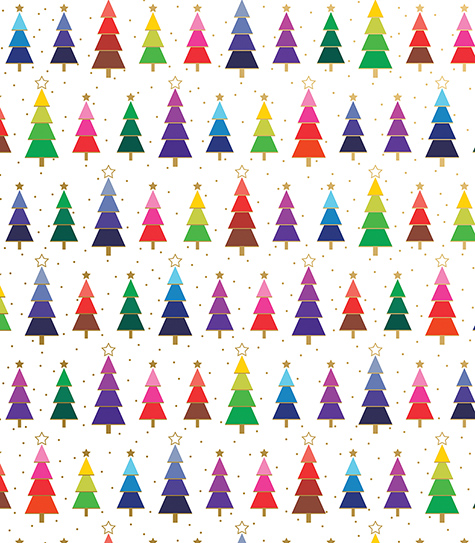 Rainbow Trees Holiday