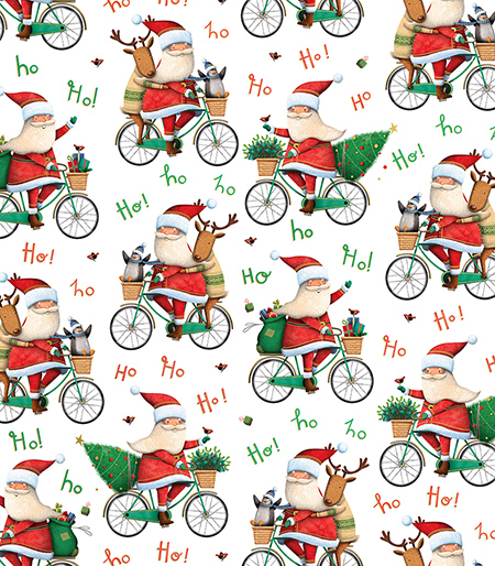 Santa Bicycle