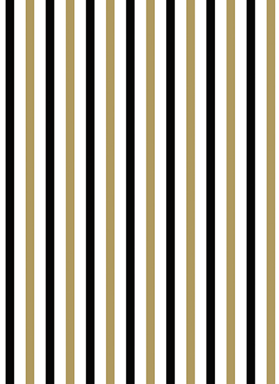 Gold & Black Stripes