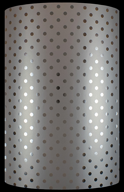 Silver Tone Dots