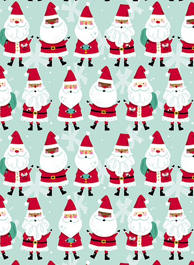 Diverse Santa Claus